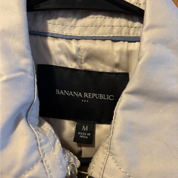 NWOT Banana Republic Beige Trench Coat - Picture 3 of 11